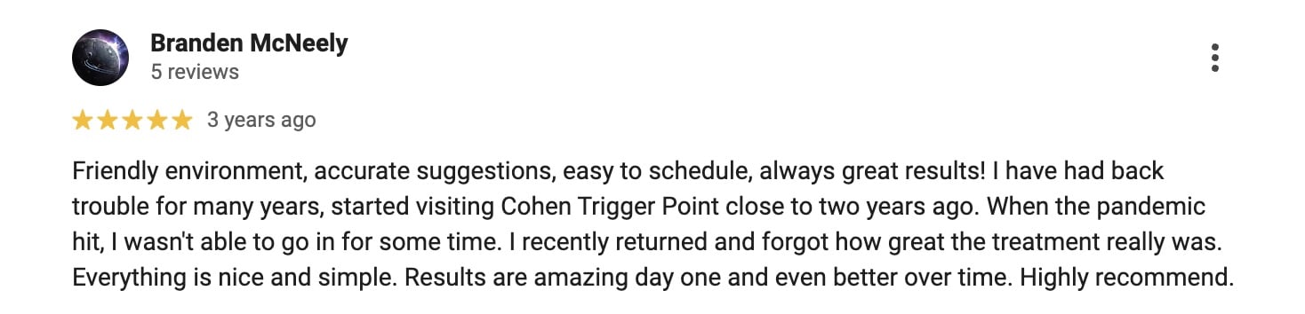 Rehabilitation in Pittsburgh โ Recover Stronger & Prevent Future Injuries 1 Cohen Google Review 6